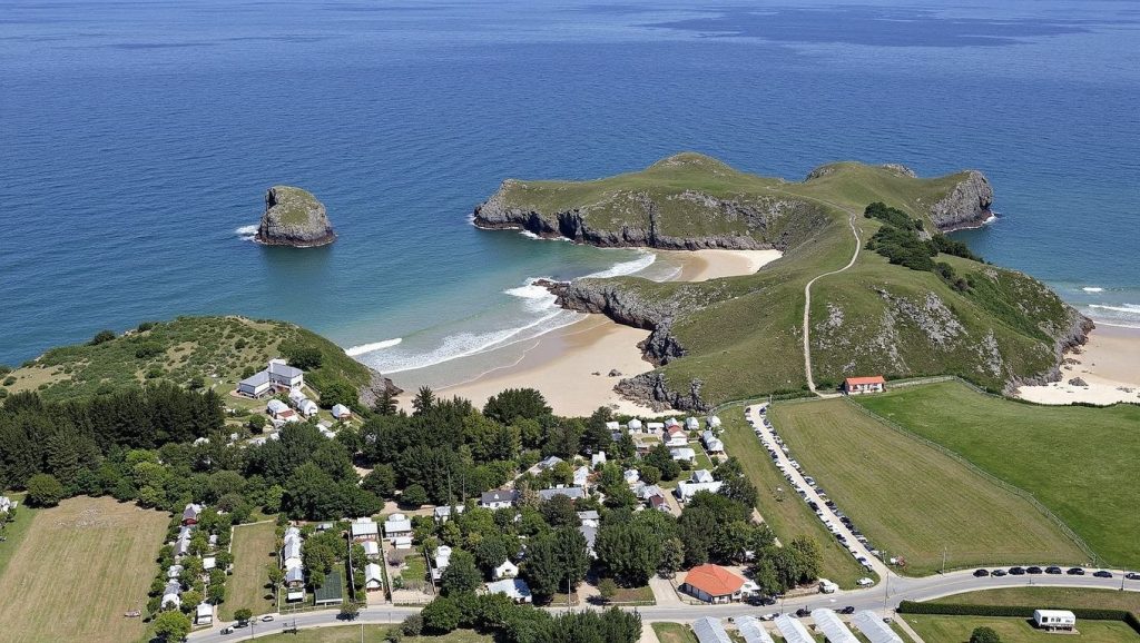 Panorámica de Playa de Troenzo, Asturias