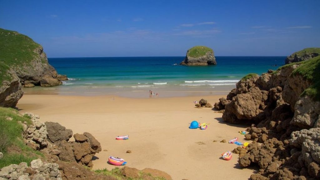 Aguas de Playa de Troenzo en Asturias (Asturias)