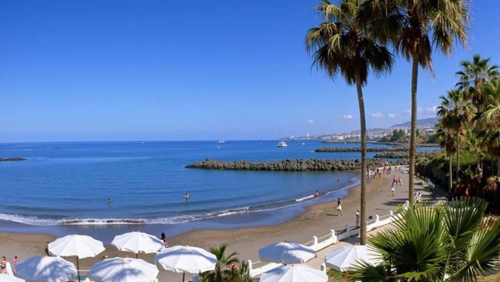Arena volcánica de Playa de Troya, Adeje (Tenerife)