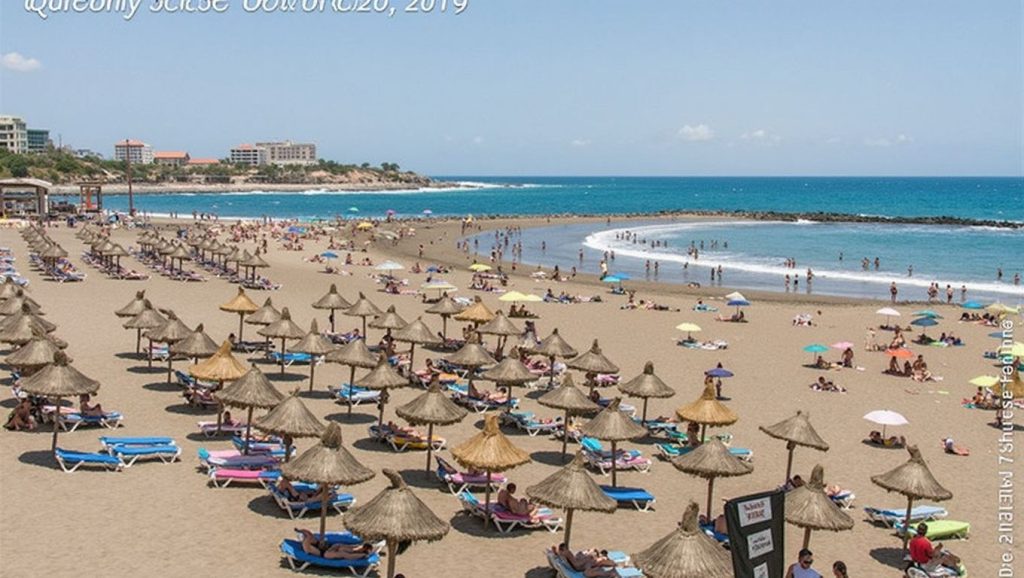 Aguas de Playa de Troya en Adeje (Tenerife)
