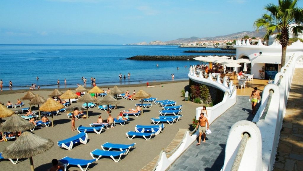 Entorno natural de Playa de Troya en Tenerife