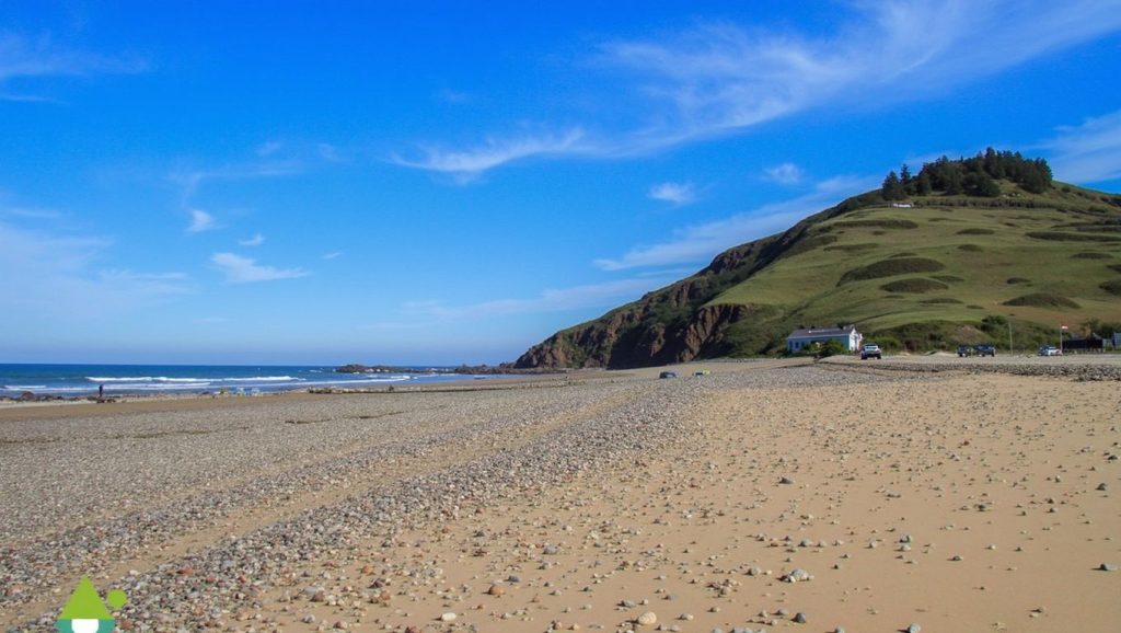 Panorámica de Playa de Vega, Asturias