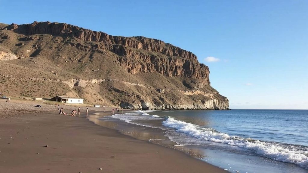 Panorámica de Playa de Veneguera, Gran Canaria