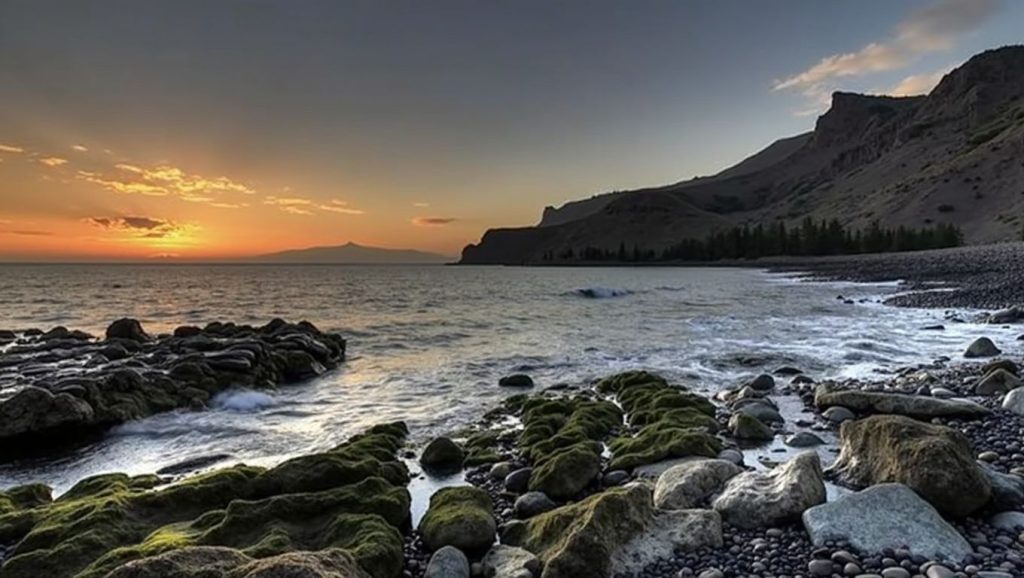 Arena de Playa de Veneguera, Mogán (Gran Canaria)