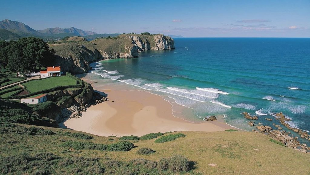 Acantilados y costa de Playa de Vidiago, Llanes (Asturias)