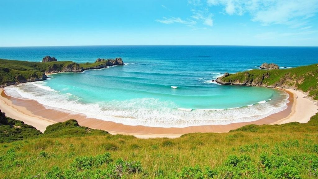 Playa de Villaneuva en Llanes (Asturias)