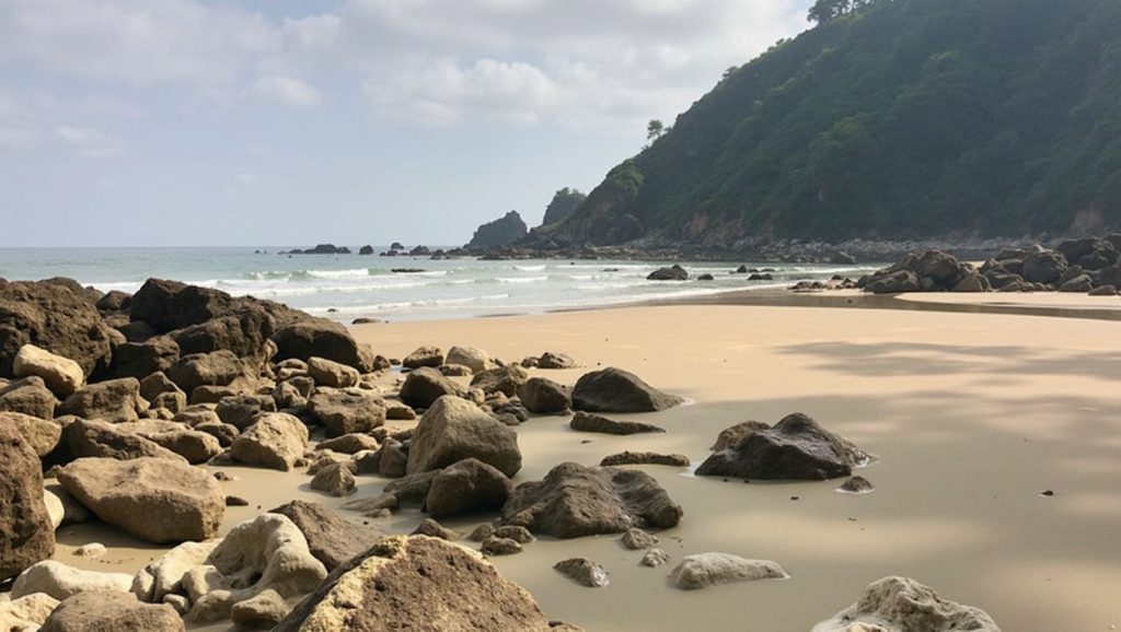 Panorámica de Playa de Xilo - Veneiro, Asturias