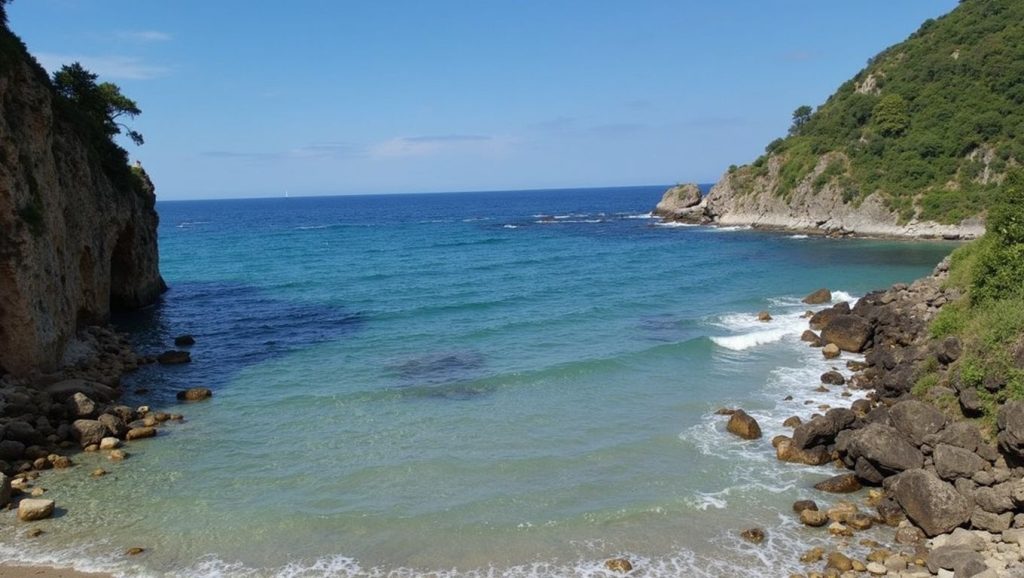 Olas y surf en Playa de Xilo - Veneiro, Asturias (Asturias)
