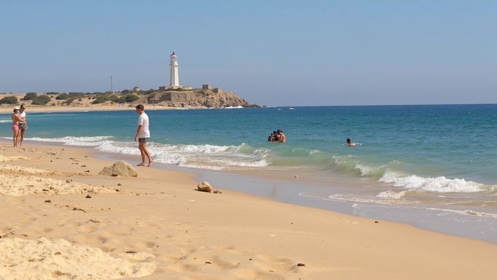 Arena fina en Zahora, Barbate, Cádiz