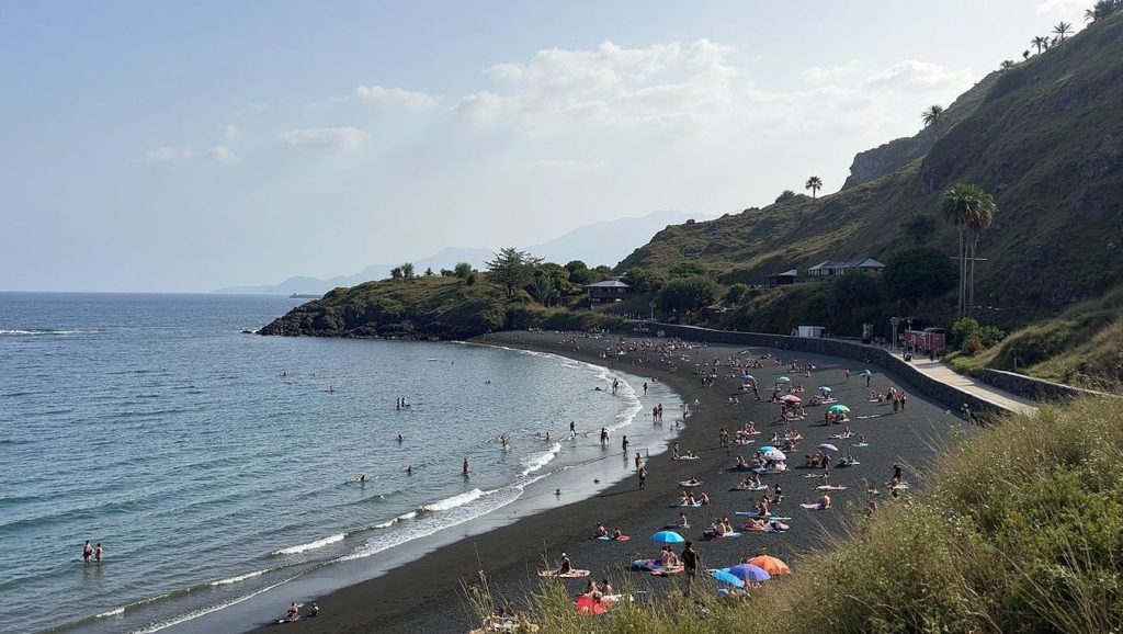 Arena volcánica de Playa Zapata, Fasnia (Tenerife)