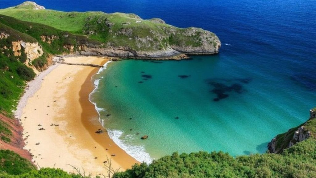 Acantilados y costa de Playa del Aguión, Asturias (Asturias)
