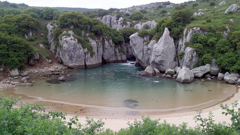 Aguas de Playa del Aguión en Asturias (Asturias)