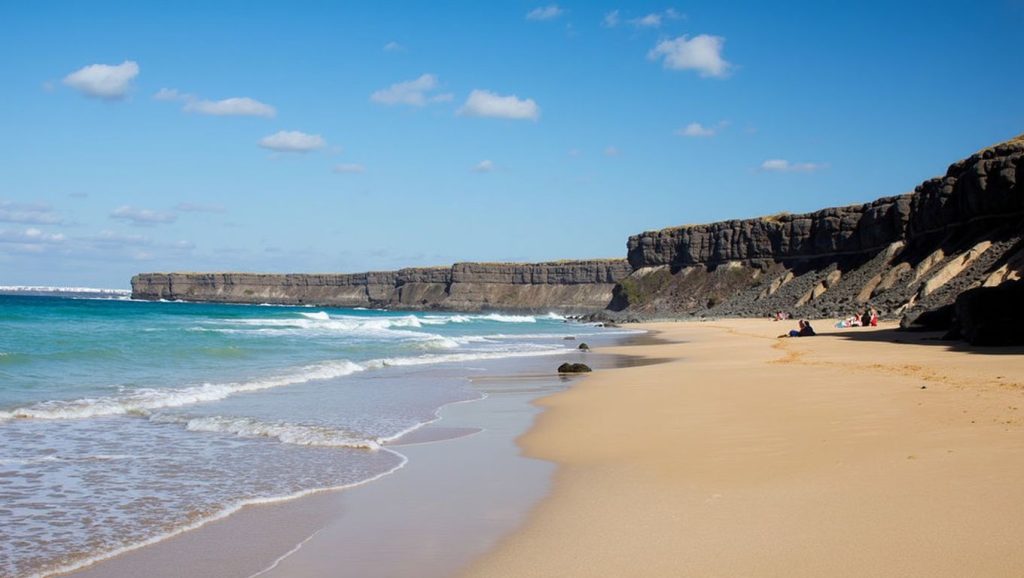 Playa del Águila en San Bartolomé de Tirajana (Maspalomas) (Gran Canaria)