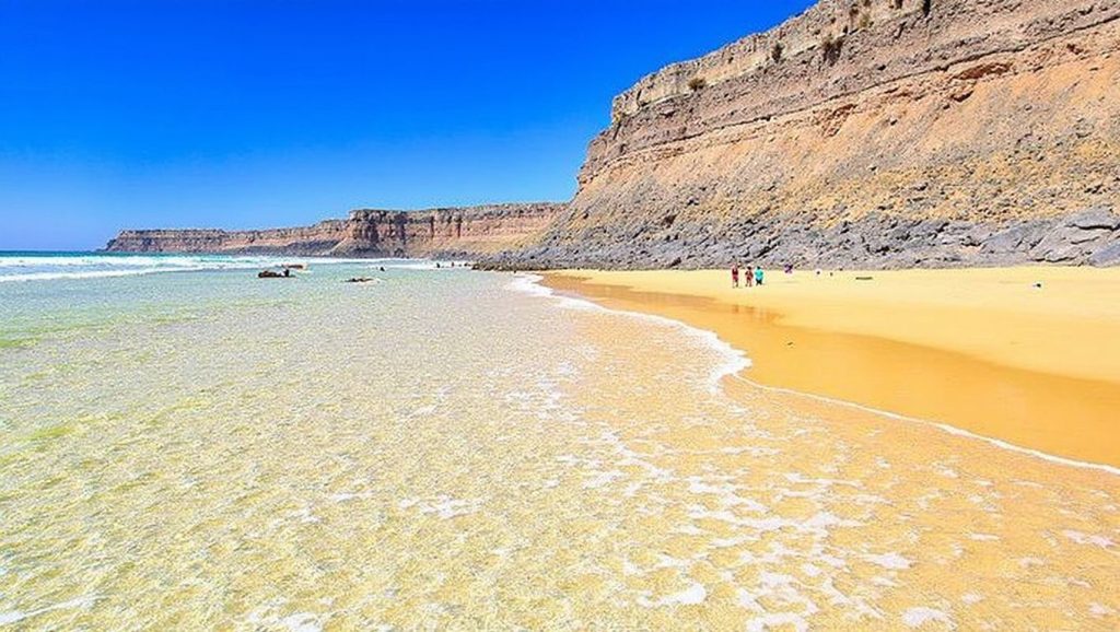 Arena volcánica de Playa del Águila, San Bartolomé de Tirajana (Maspalomas) (Gran Canaria)