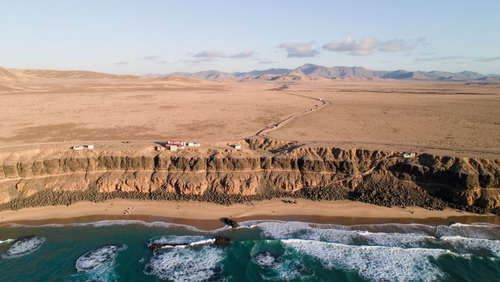 Aguas de Playa del Águila en La Oliva (Fuerteventura)