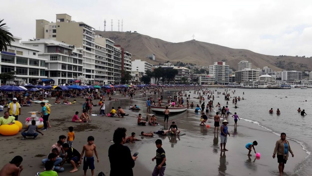 Panorámica de Playa del Ancón Grande, La Gomera