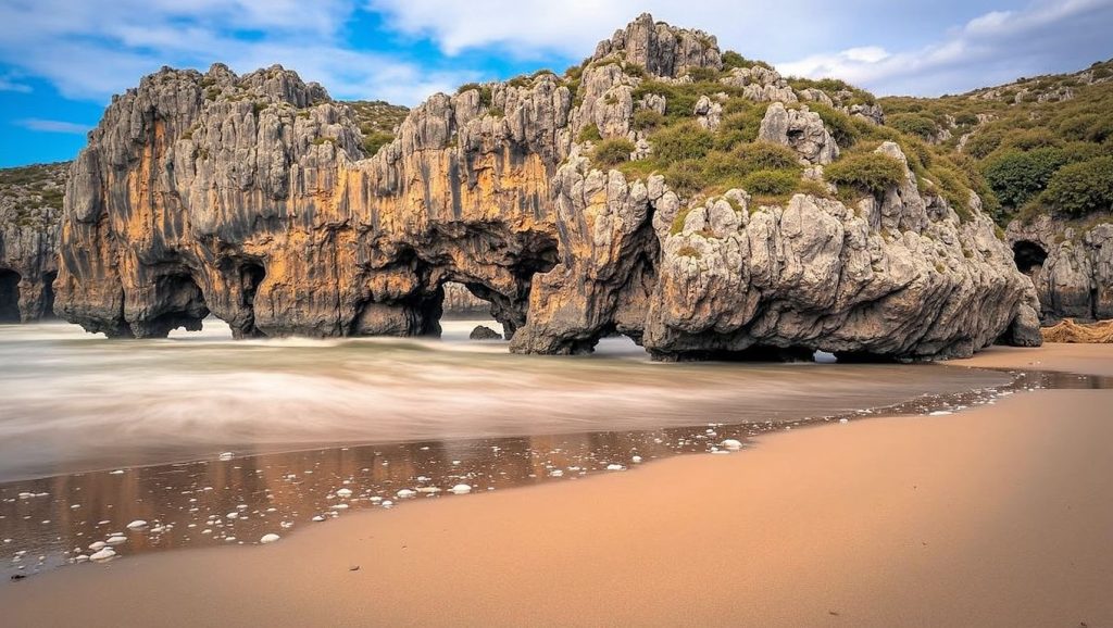 Costa de Playa del Arañón en Asturias, Asturias
