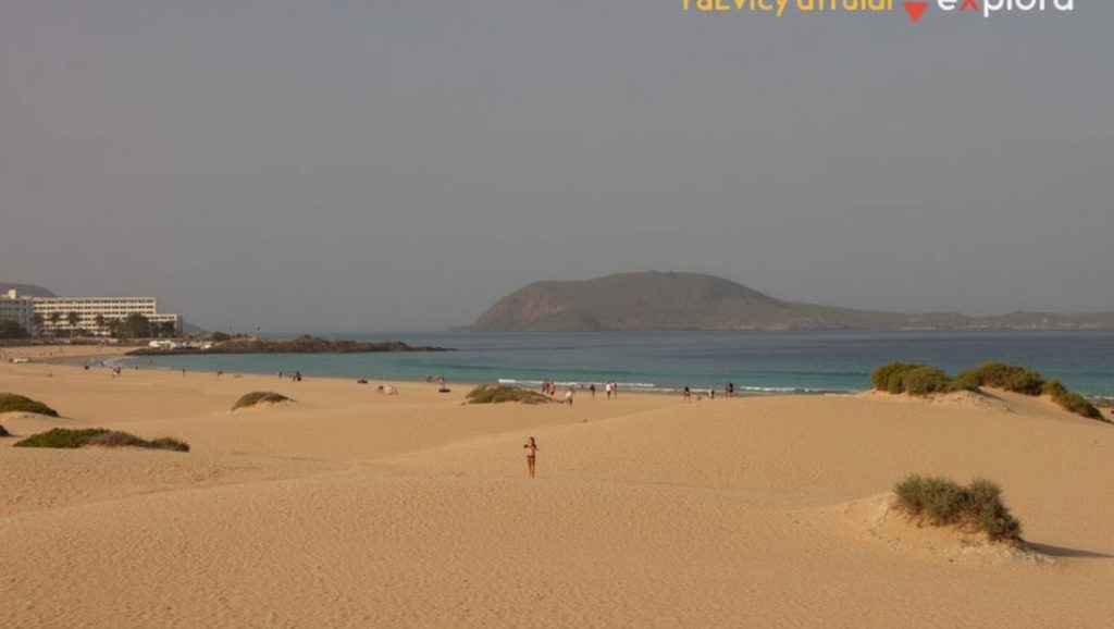 Entorno natural de Playa del Bajo de la Burra en Fuerteventura