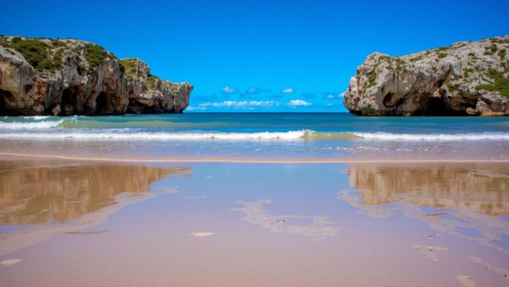 Aguas de Playa del Barrigón en Asturias (Asturias)