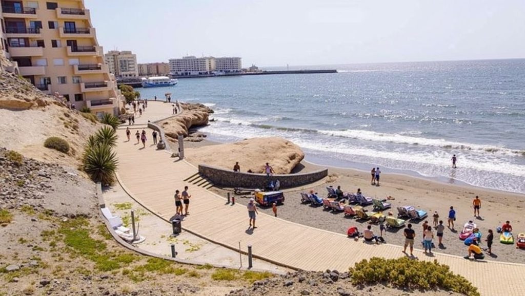 Playa del Búnker en Adeje (Tenerife)