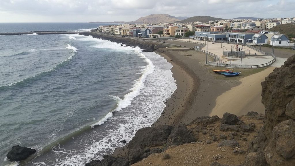 Olas y surf en Playa del Burrero, Ingenio (Gran Canaria)