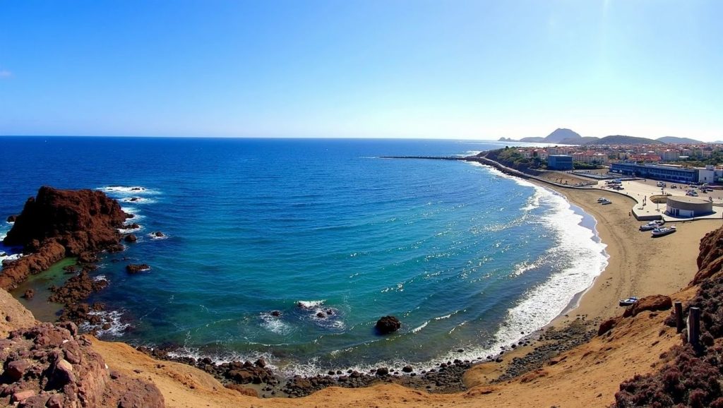Entorno natural de Playa del Burrero en Gran Canaria