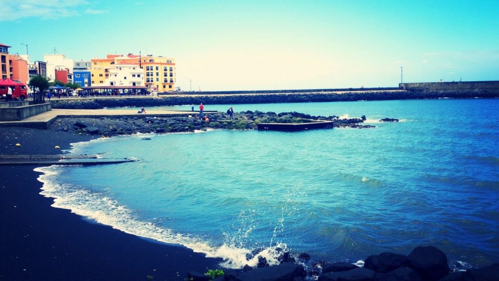 Arena volcánica de Playa El Cabezo, Adeje (Tenerife)