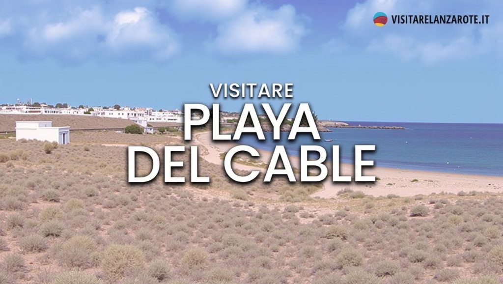 Panorámica de Playa del Cable, Lanzarote