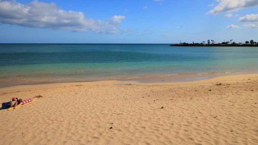 Arena volcánica de Playa del Cable, Arrecife (Lanzarote)