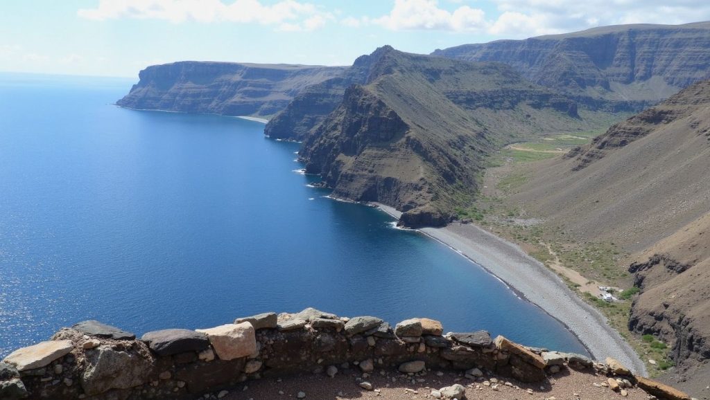 Aguas de Playa del Cabrito en San Sebastián de la Gomera (La Gomera)