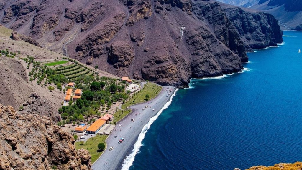 Entorno natural de Playa del Cabrito en La Gomera