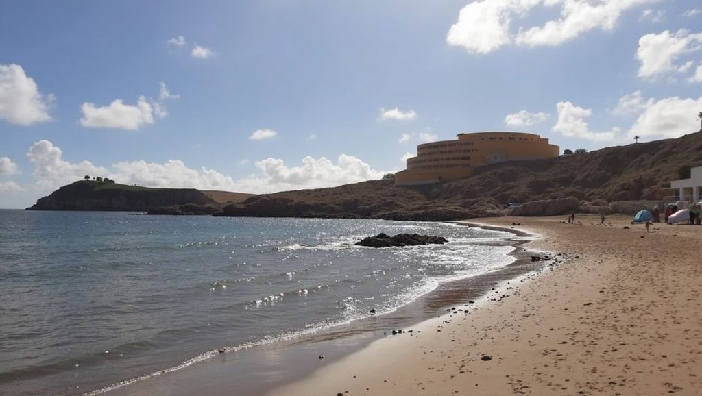 Entorno natural de Playa del Cabrón en Gran Canaria