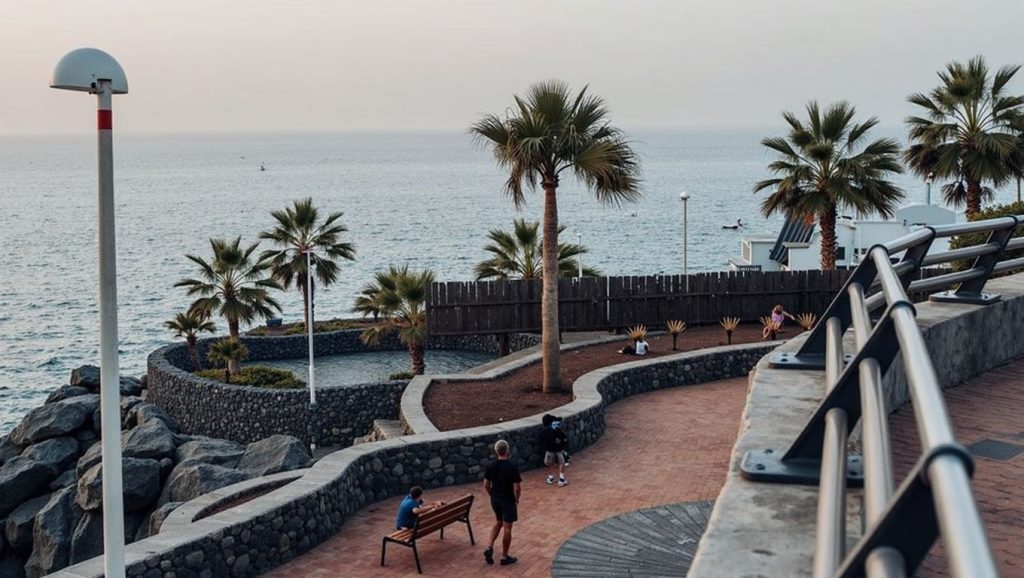 Entorno natural de Playa del Callao en Tenerife