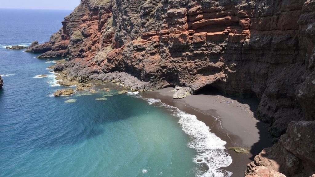 Playa del Callejoncito en Garafía (La Palma)