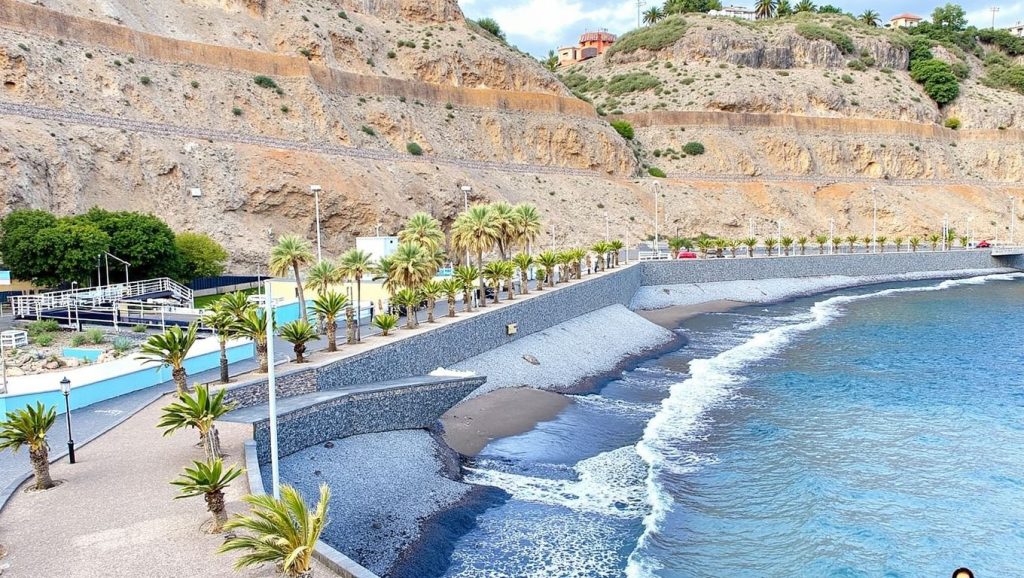 Playa del Cangrejo en San Sebastián de la Gomera (La Gomera)