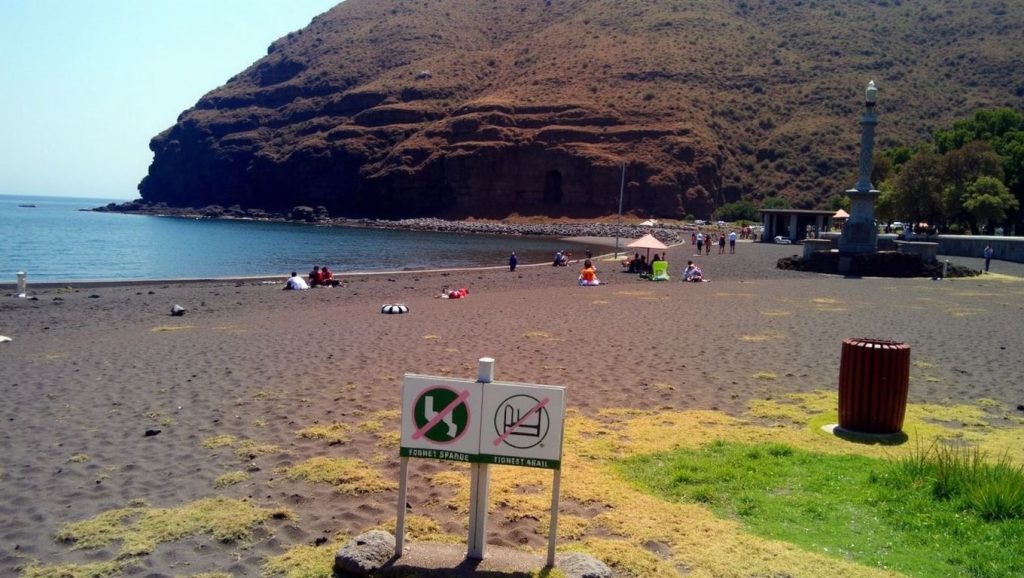 Panorámica de Playa del Cangrejo, La Gomera