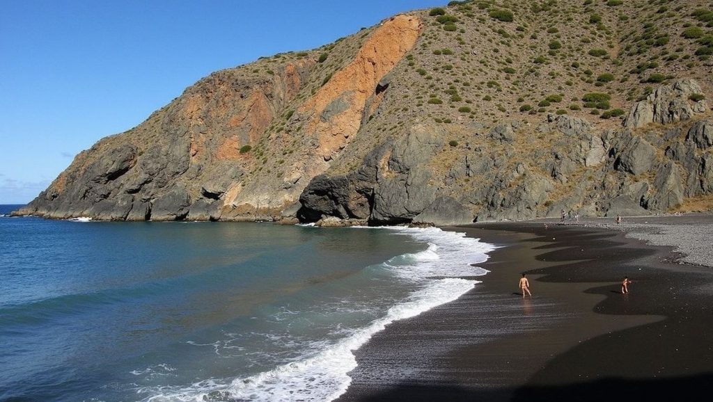 Entorno natural de Playa del Cangrejo en La Gomera
