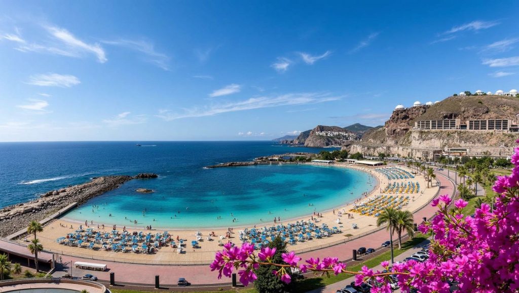 Panorámica de Playa del Cerrillo, Gran Canaria