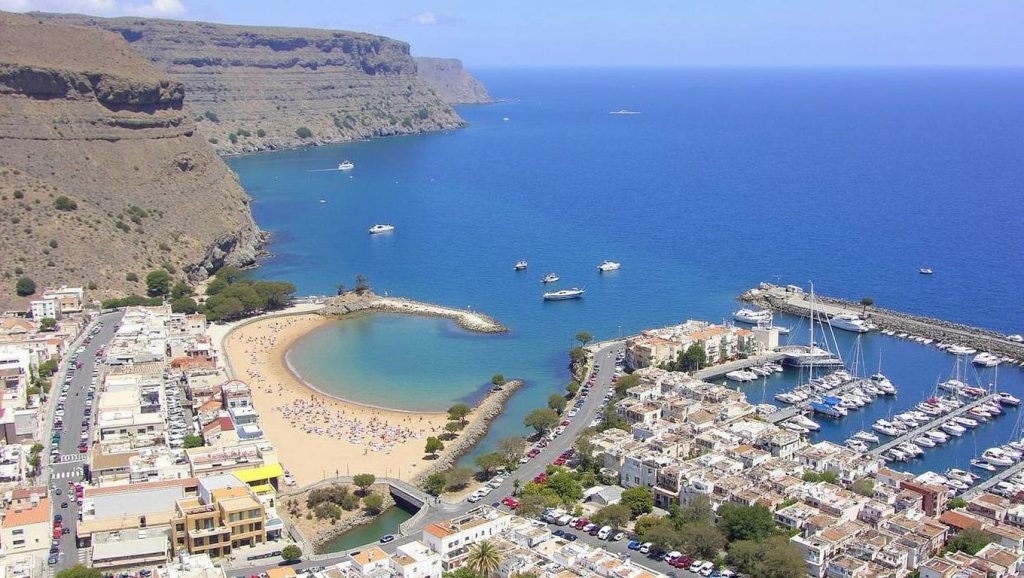 Arena volcánica de Playa del Cerrillo, Mogán (Gran Canaria)