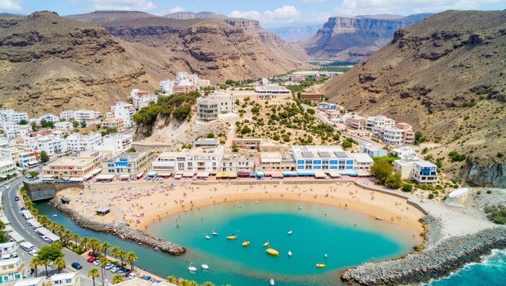 Aguas de Playa del Cerrillo en Mogán (Gran Canaria)