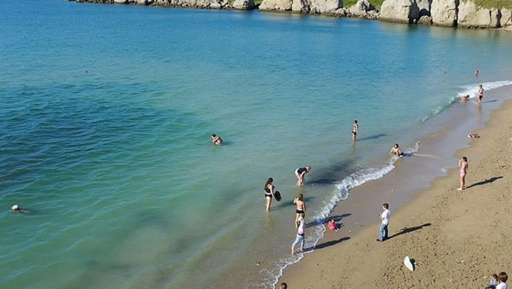 Playa del Cervigón en Asturias (Asturias)