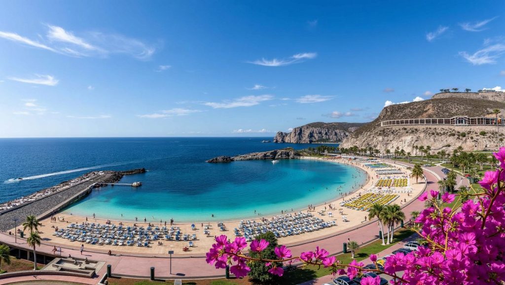 Panorámica de Playa del Chicha, Gran Canaria