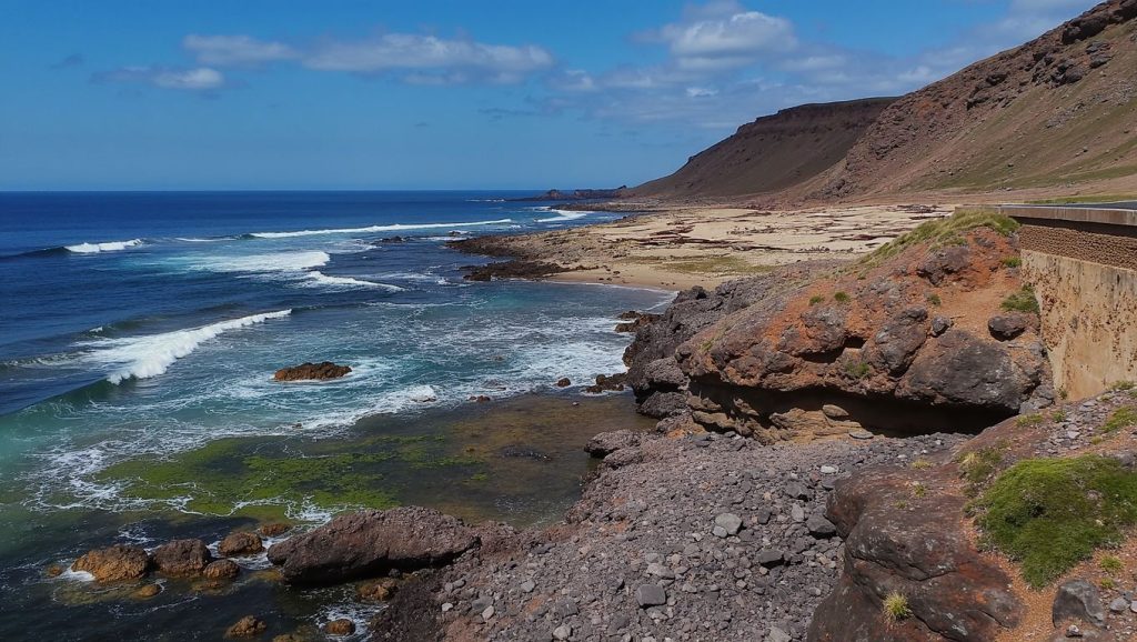 Aguas de Playa del Confital en Las Palmas de Gran Canaria (Gran Canaria)