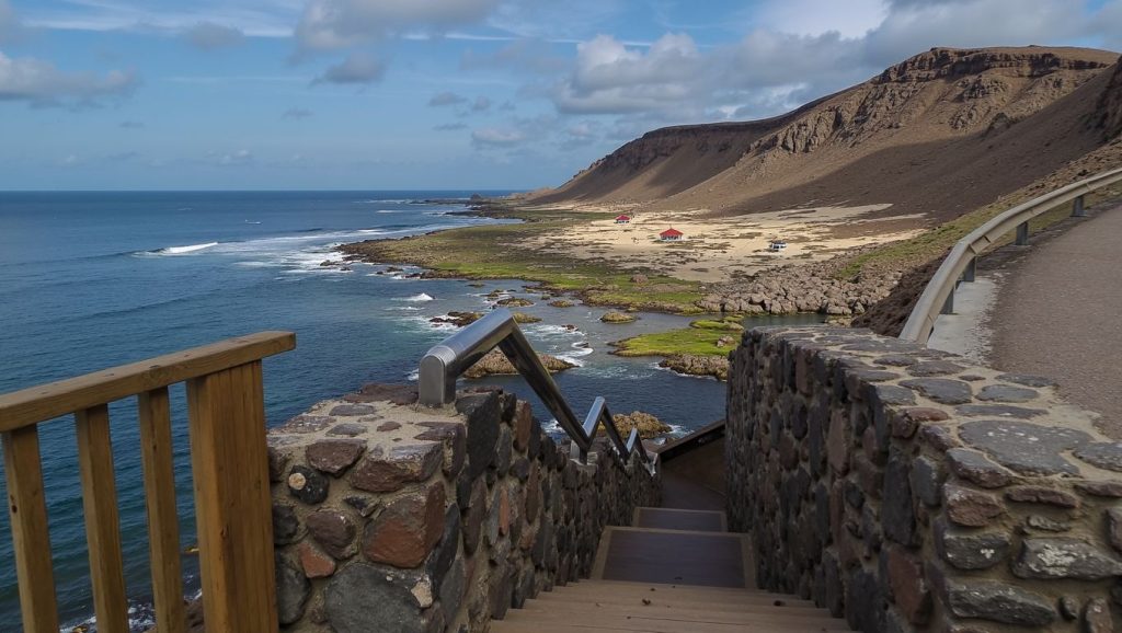 Entorno natural de Playa del Confital en Gran Canaria
