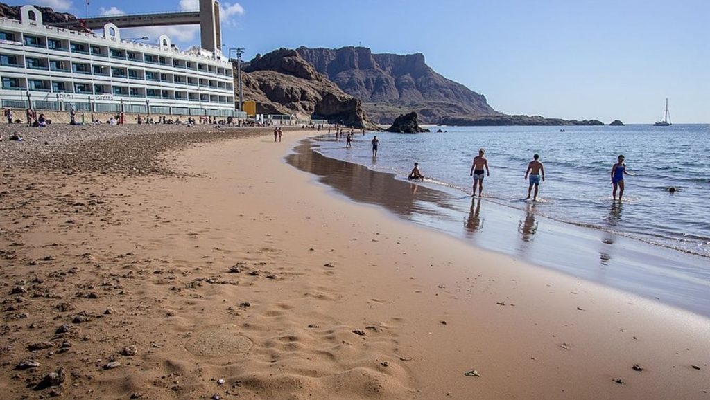 Aguas de Playa del Cura en Mogán (Gran Canaria)