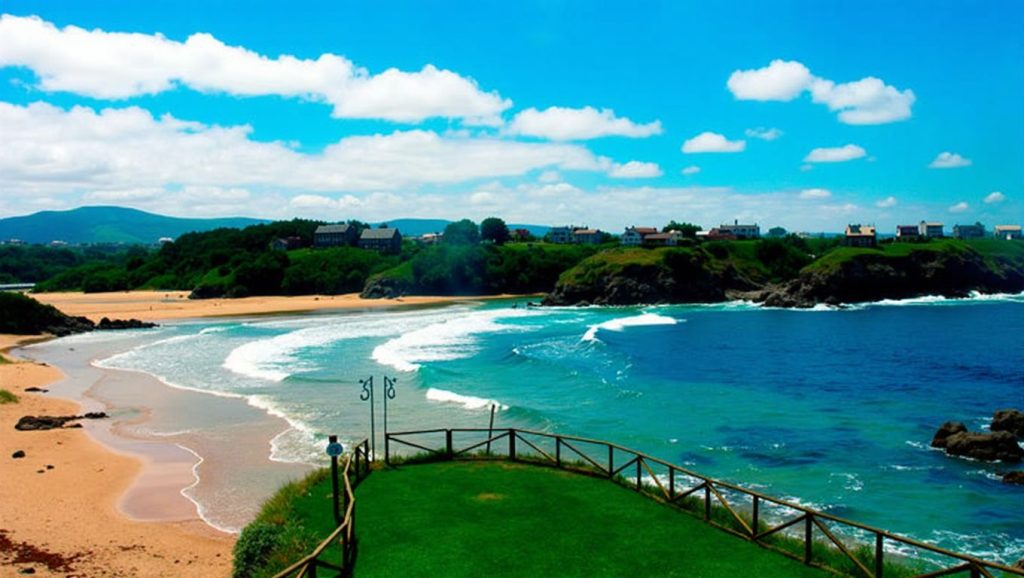 Panorámica de Playa del Figo, Asturias