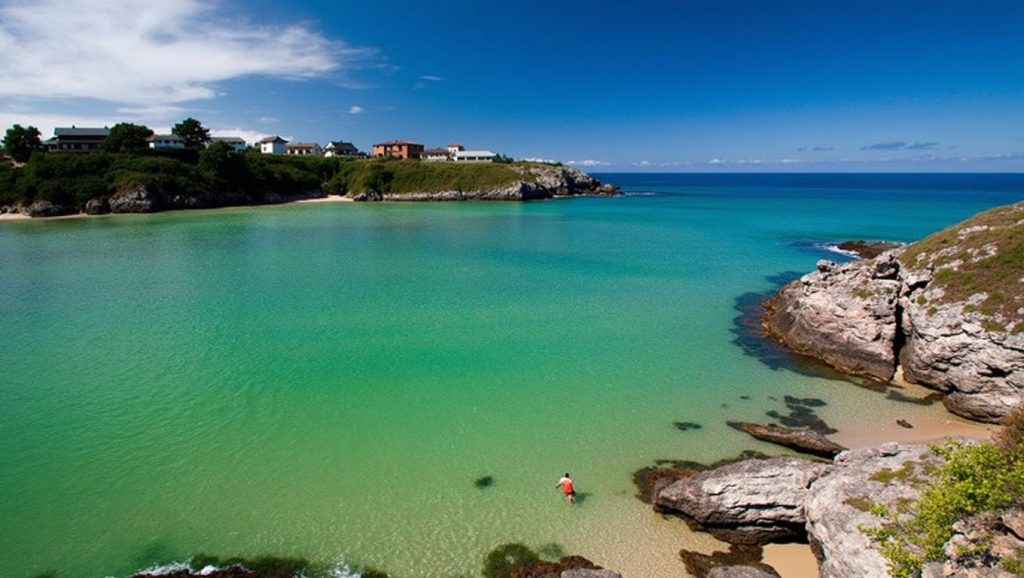 Aguas de Playa del Figo en Tapia de Casariego (Asturias)