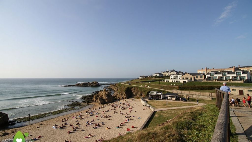 Entorno natural de Playa del Figo en Asturias