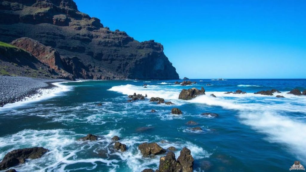 Arena volcánica de Playa del Fraile, Buenavista del Norte (Tenerife)
