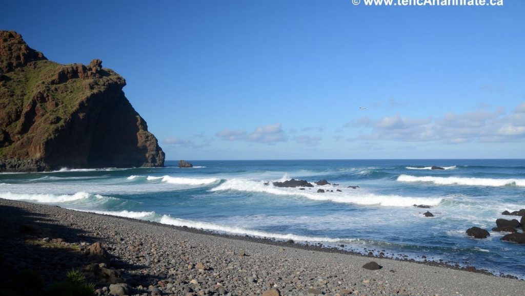 Aguas de Playa del Fraile en Buenavista del Norte (Tenerife)